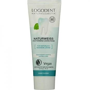 Pasta Dentífrica Natural Blanqueadora de Menta Logona, 75 ml