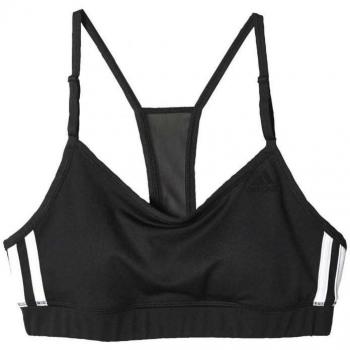adidas Strappy Bra 3S Sujetador Deportivo, Mujer, Negro/Blanco, 2XS