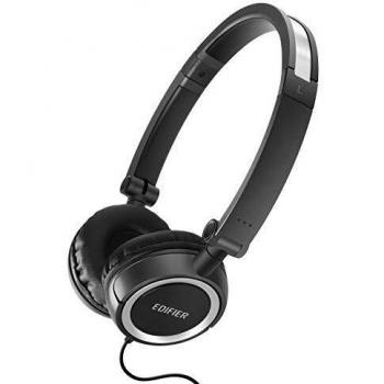 Edifier H650 Auriculares Hi-Fi On-Ear - Cascos de Diadema con Cancelación de Ruido Plegables y Ligeros para Niños y Adultos - Diadema Ajustable - Negro