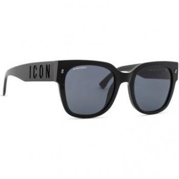 DSQUARED2 Icon 0005/S 807 IR 53 Sunglasses, Black, Female, Size: 53 MM