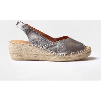 Toni Pons Alpargatas de mujer BERNIA-P cuña de piel estilo peep toe