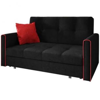 Sofá-cama Columbus 106 con caja de ropa de cama, muebles ya montados, dimensiones 153 x 85 x 98 cm