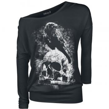 Gothicana by EMP Fast and Loose Manga Larga Mujer Negro XXL