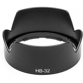Fotover HB-32 Parasol de repuesto para Nikon AF-S DX18-70mm f3.5-4.5G DX18-135mm f3.5-4.5 DX18-105mm f3.5-4.5G VR DX18-140mm f3.5-5.6G ED VR Lens