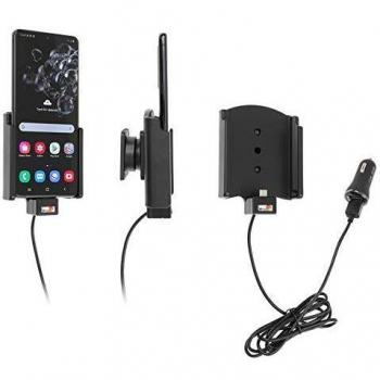 Soporte Cargador Activo Brodit para Samsung Galaxy S20 Ultra con Conector USB y Adaptador de Mechero 721192