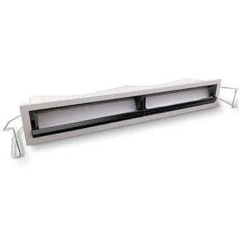 Downlight LED 20W Lineal CR 03-456-20-400, 4000K, 1400lm, IP20, fabricado en aluminio y policarbonato color blanco