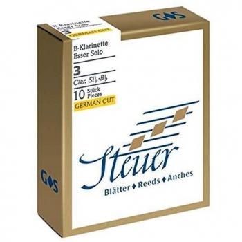 Steuer Esser Solo White Line Bb Clarinet Reeds Strength 3, Box of 10
