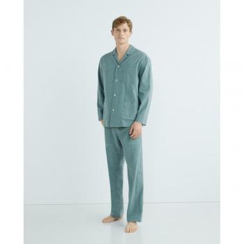 Pijama hombre franela tono liso Emidio Tucci