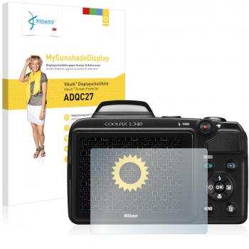 Vikuiti MySunshadeDisplay protector de pantalla ADQC27 de 3M para Nikon Coolpix L340