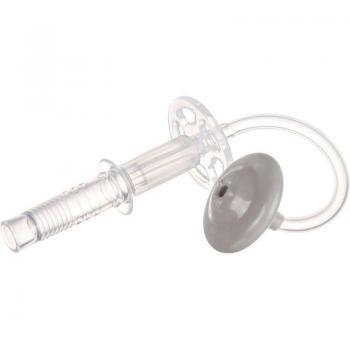 Gray Silicone Straw with Weights for Babies