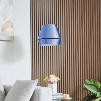 Lámpara colgante LED 'Mynoria' azul de aluminio, Ø 35 cm