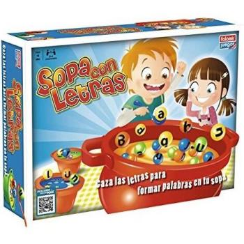 Falomir Sopa con Letras. Juego de Mesa Educativo para fomentar la lectoescritura.