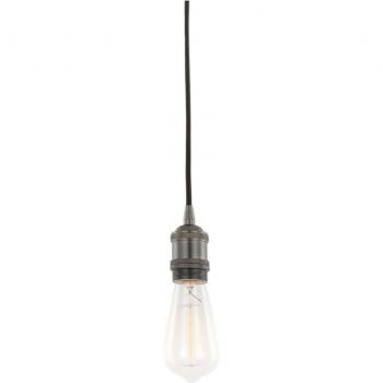 Lámpara colgante moderna Classo Negro, portalámparas colgantes modernos de Italux, 1 luz, tipo E27