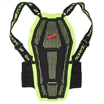 Zandonà Protección Dorsal Esatech Back Pro High Visibility X6, Amarillo Fluorescente, XS