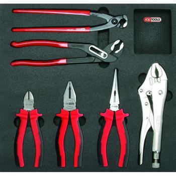 KS Tools 815.2351 - Pack de 6 piezas con alicates, bandeja de sistema 2/3