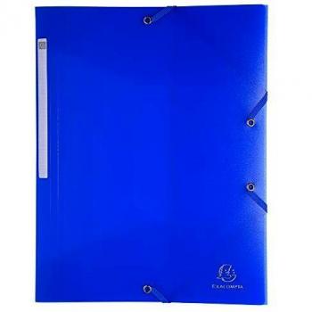 Carpeta Exacompta con gomas y 3 solapas Polipropileno 510º Chromaline A4