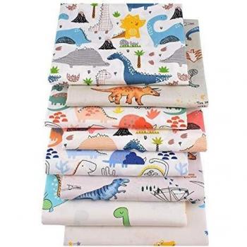Tela Algodon Telas Patchwork, XiYee DIY Tela de Algodón de Dibujos Animados de Algodón para Patchwork Acolchado Almohadas Cojín Cubrir Tela Telas a Coser
