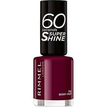 Rimmel London 60 Seconds Super Shine #712-Berry Pop - 1 unidad