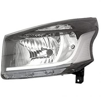 Faro Delantero Izquierdo Eléctrico para Renault Trafic (14-), Fondo Negro, H4 - Recambio Nuevo IPARLUX 11806311