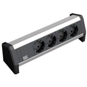 Bachmann desk - Regleta desk 4x schukos