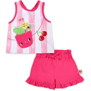 Conjunto de bebé niña Tuc Tuc Creamy Ice de camiseta y short de punto con volantes