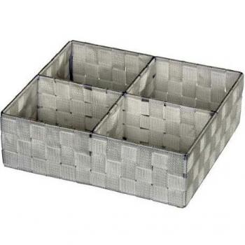 Wenko 20983100 Adria - Organizador para baño, Color Blanco