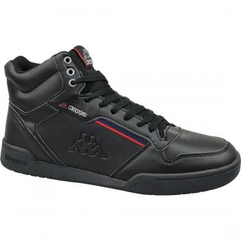 Kappa Mangan - Tênis Masculino Preto, características: diseño moderno, material sintético, suela de goma antideslizante, plantilla acolchada para mayor comodidad, cierre con cordones