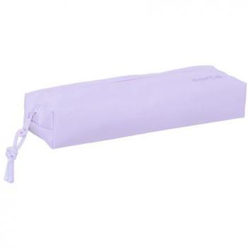 Portatodo Rectangular Safta Light Purple con goma elástica, dimensiones 22x4x7 cm, ideal para niños en edad escolar, cómodo y versátil, calidad y resistencia