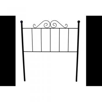 Cabecero de Forja Palacio Blanco para Cama de 135 cm