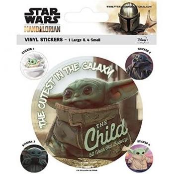 Vinilos Decorativos Star Wars The Mandalorian Baby Yoda Merchandise Oficial
