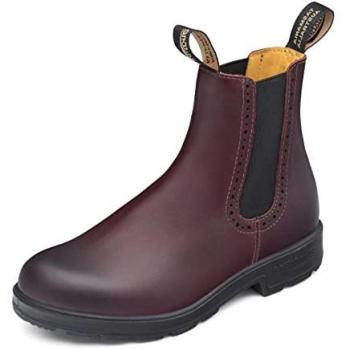 Botas de mujer Blundstone Original High Top Chelsea, color Shiraz, cuero