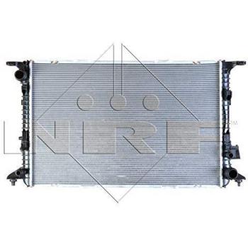 Radiador de refrigeración del motor NRF 58439, compatible con múltiples vehículos, fabricado en aluminio para mayor durabilidad, diseñado para optimizar la temperatura del motor y prevenir el sobrecalentamiento, cuenta con conexiones precisas para fá
