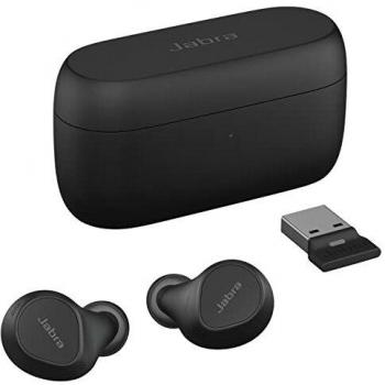 Jabra Evolve2 Buds True Wireless Stereo (TWS) In-Ear Auriculares Bluetooth con USB-A UC y Almohadilla de Carga Inalámbrica - Negro