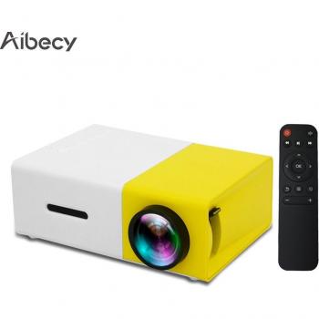 Mini Proyector LED Portátil Aibecy 1080P, Efectos Visuales 3D, 800 Lúmenes, Cine en Casa