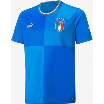 Camiseta de niños 1ª equipación Italia FIGC 2022 Puma, camiseta de manga corta junior, primera equipación, modelo 22/23
