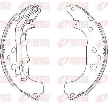 Kit de zapatas de freno REMSA para frenos de tambor 4206.00