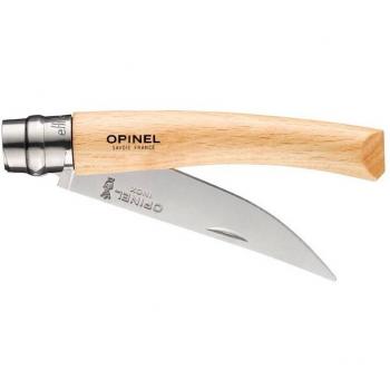 Opinel No.8 Slim Beech Pocket Knife - Engravable and Personalizable