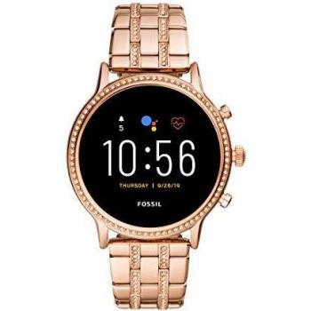 Fossil Smartwatch Pantalla táctil para Mujer de Connected con Correa en Acero Inoxidable FTW6035