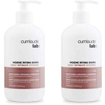 Cumlaude Gel Higiene Íntima Diaria - Limpiador hidratante y protector para la Zona Íntima - Pack de 2 x 500 ml