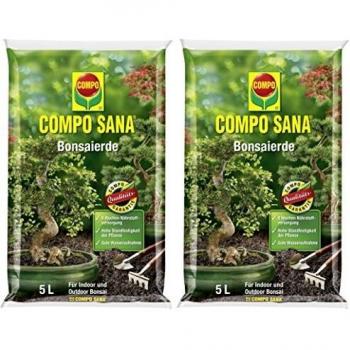 Sustrato para Bonsáis Compo SANA con Fertilizante, 5 Litros