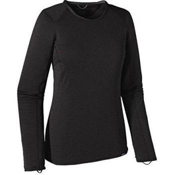 Camiseta Interior Térmica de Manga Larga Patagonia Capilene Thermal Weight para Mujer Negra