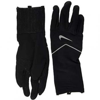 Nike Men's Dry Element Run Gloves Guantes, Hombre, Negro