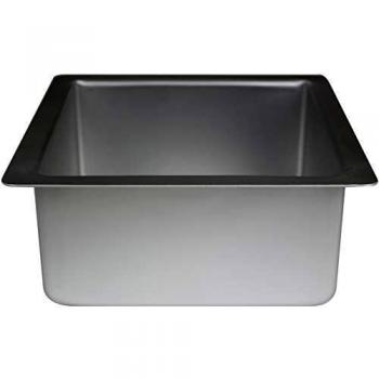 PME Cuadrado Molde para Pastel de Aluminio, Plateado, 10 x 10 x 4 Pulgadas
