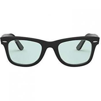 Ray-Ban RB2140F Original Wayfarer Asian Fit 901/64 Unisex Square Sunglasses Black Size 52
