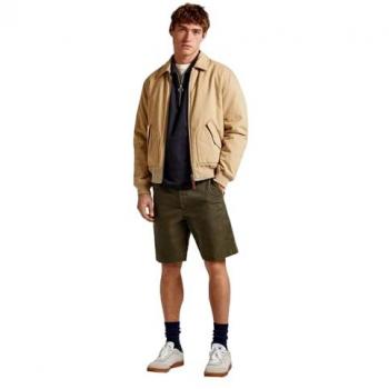 Bermudas Chino Regulares para Hombre Pepe Jeans Verde Militar 34W