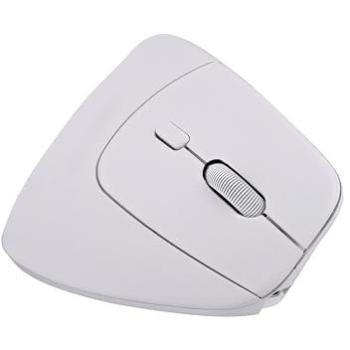 Ratón vertical inalámbrico recargable T'nB, ultraligero, doble conexión USB-A 2.4GHz y Bluetooth, 6 botones, ajuste DPI, ergonomía cómoda, color negro