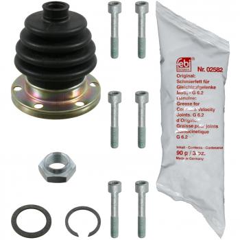 Fuelle de homocinética FEBI BILSTEIN 03658 - Juego de fuelles para árbol de transmisión, fabricado en material resistente, incluye abrazaderas y es compatible con diversas marcas y modelos de vehículos
