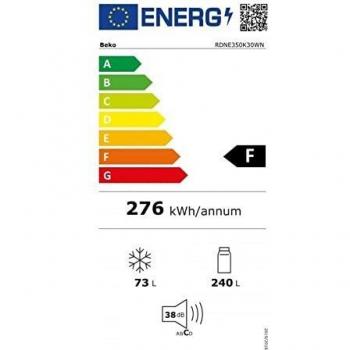 BEKO FRIG RDNE350K30WN 172X60 A+ P/Cristal