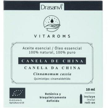 Drasanvi Aceite Esencial de Canela de China Bio 10ml Ecocert con Roll-On