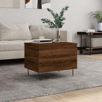 Mesa de centro Salón Madera Multicapa Roble Marrón 60x44,5x45 cm